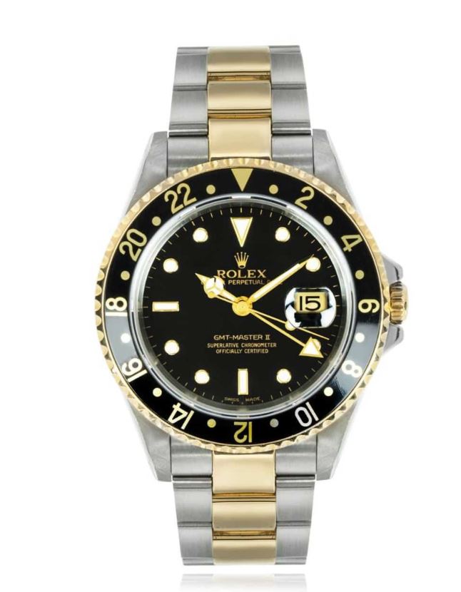 GMT-Master II Rolesor Yellow and black ceramic